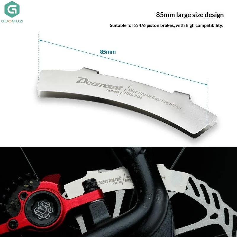 4/8Pcs Bicycle Disc Brake Pad Adjustment Alignment Tool Plate Brake Rotor Bicycle Brake Adjustment Pad Cycling Repair Tool