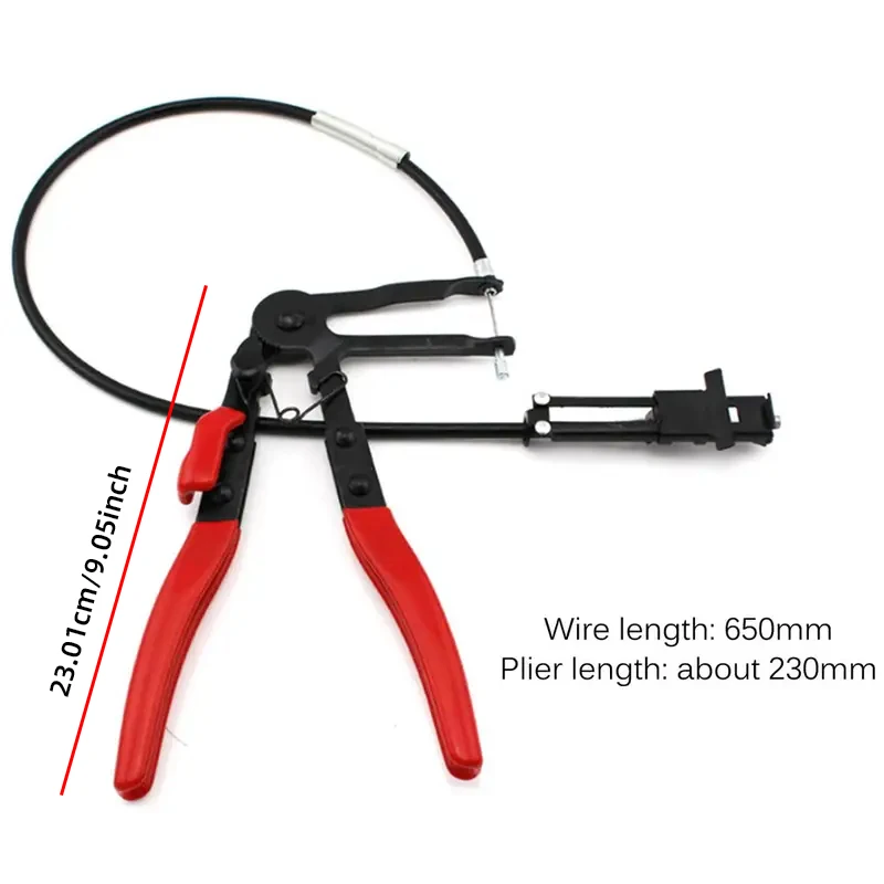 Bendable Hose Clamping Pliers Flexible Cable Type Swivel Pincer Clamps Removal Repair Tools for Automotive Radiator Fuel Water