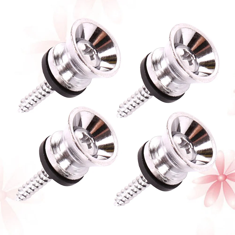 6 Stuks Akoestische Gitaar Houten Gesp Fixator Rock Steady Schroef Bout Met Beschermende Pakking Volksmuziek Gitaar Accessoires