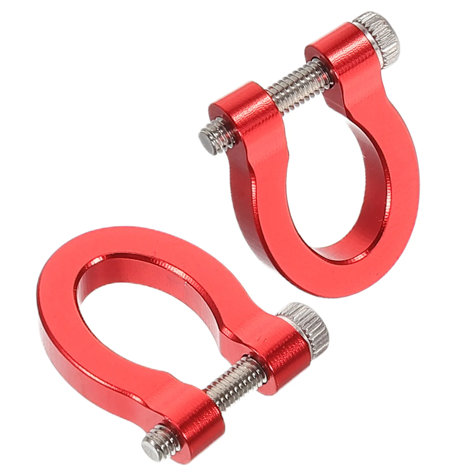 Picture 7: 2pcs Aluminum Alloy Tow Hook For Rc Crawler Car Durable Towing Shackle Replacement Accessory Simulation Metal Design Offroad