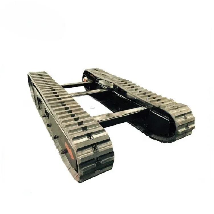 The factory custom double rubber undercarriage for agricultural machinery harvester parts