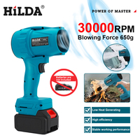 HILDA Electric Blower 30000RPM Cordless High Power Handheld Storm Fan Dust Snow Removal Fan Suitable for Makita Battery