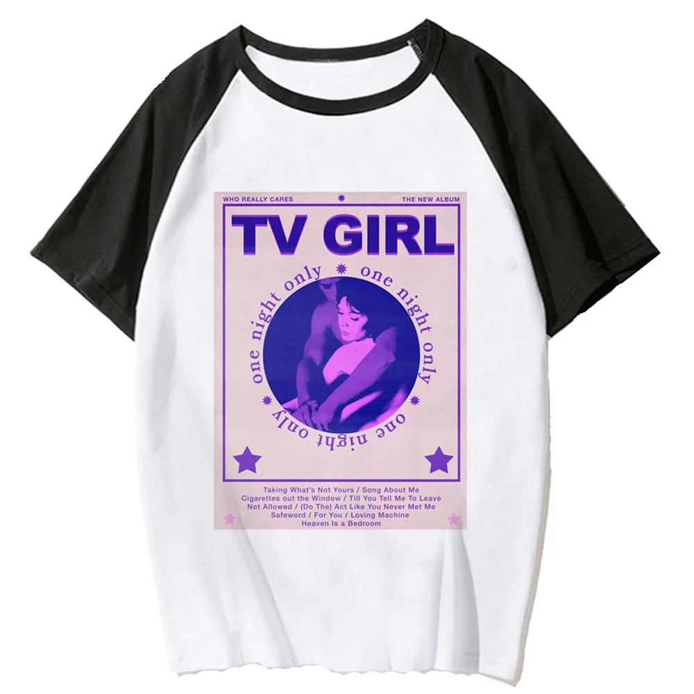 Tv Girl t-shirts women graphic Tee female comic funny streetwear clothing