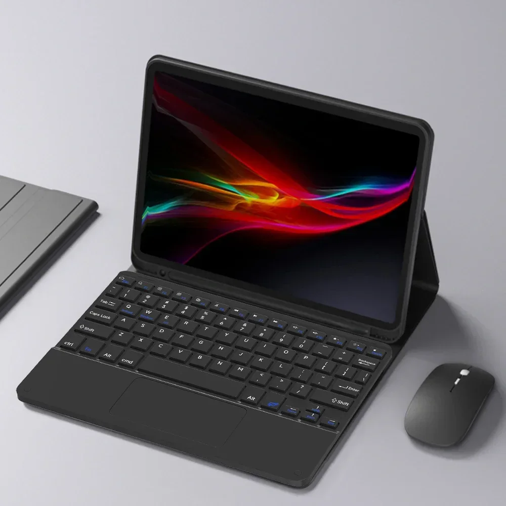 For iPad 2024 Air 11 inch Case with Wireless Bluetooth Keyboard Covers for 2024 New iPad Magic Keyboard and Case Funda