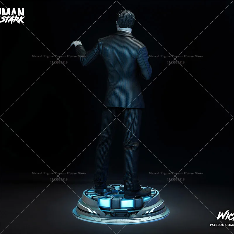 1/24 1/18 Scale Marvel Iron Man Tony Stark Mechanical Armor Genius Double Version DIY Self-assembled 3D Resin Un-panited Model