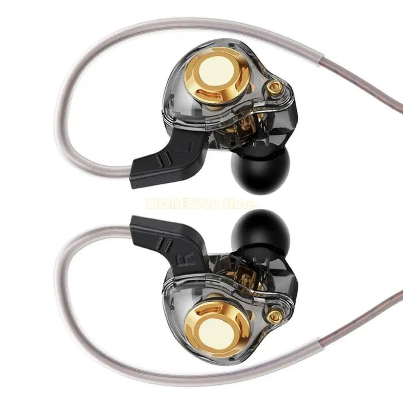 عزل الضوضاء F62C في سماعات الأذن جودة صوت مريح.