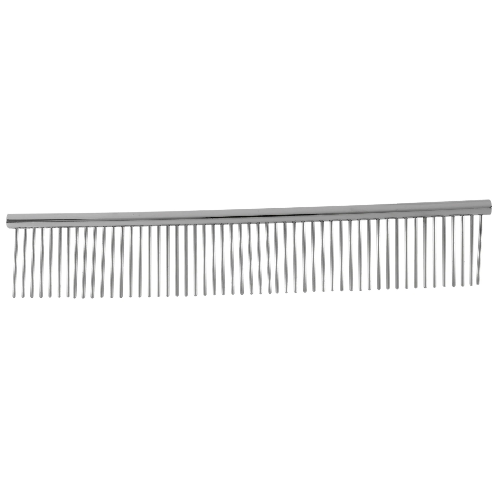 AD04-Popular Beauty Tool Metal Grooming Rake Comb Silver Tone voor Pet Cat Dog