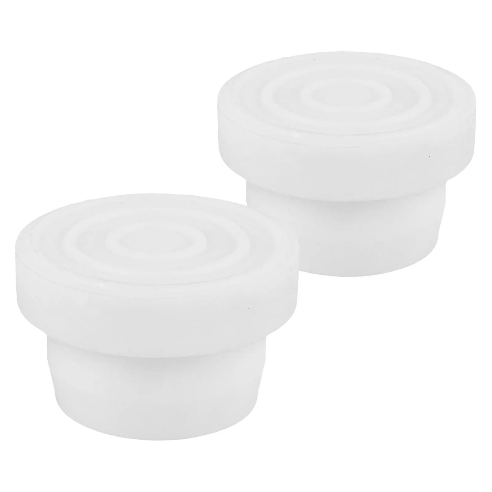 

2Pcs Swimming Pool Ladder Bumper Caps Rubber Pool Ladder Protectors for Inground Pools Easy Install Leak Proof Stair Safety