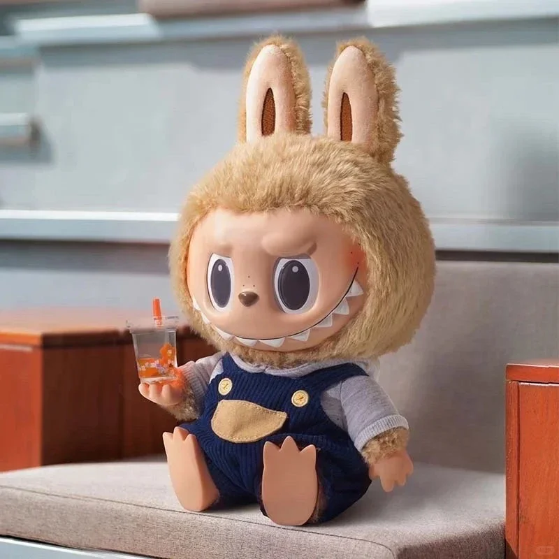 

Original Labubu Series Anime Figure Time To Chill Doll Kawaii Model Labubu Toy Home Decoration Birthday ValentineS Day Girl Gift