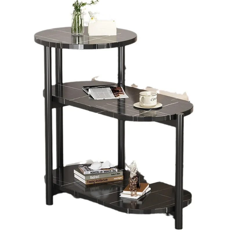 

Side table, sofa, high sense, home, rental house, new model, simple, living room, double layer, shelf