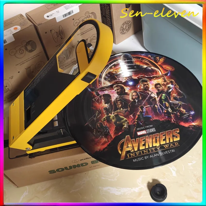 

Audio Technica AT-SB727 Sound Bunger Портативный проводной Bluetooth виниловый проигрыватель винтажный классический уличный проигрыватель граммофон