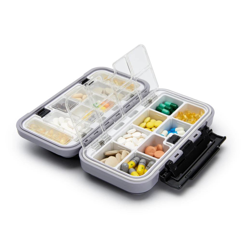 16/24 Grids Pills Box Organizer Medicine Box Tablets Holder Travel Portable Dispenser Pill Case Pillboxes Container Pills Case