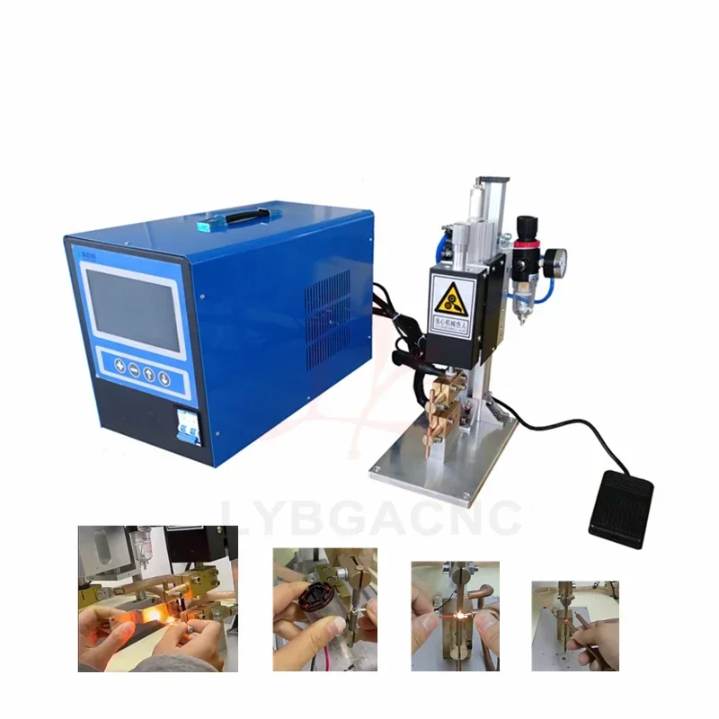 BWS-630 Intermediate Frequency 2000A 5000A 20000A DC Pneumatic Semi-automatic Spot Welding Machine Soldered Aluminum