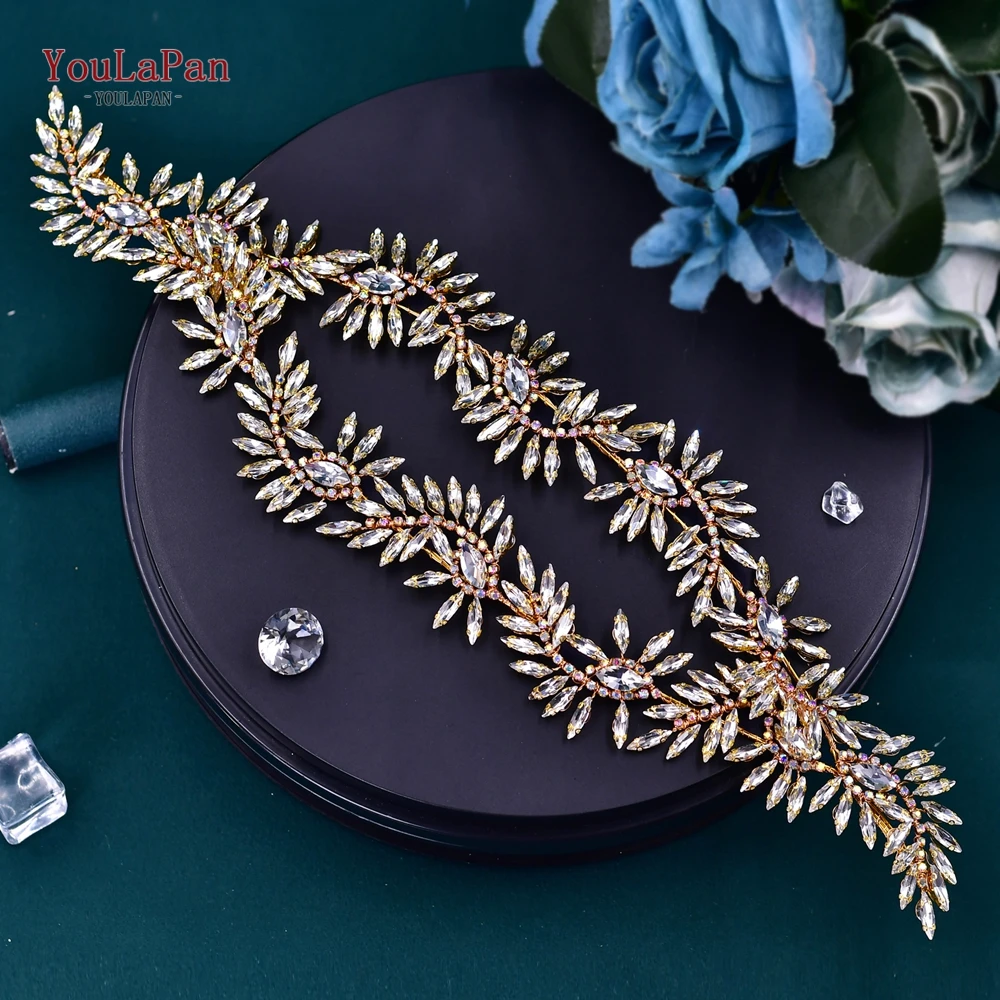 

YouLaPan Luxury Women's Belts And Rhinestones Accessories Prom Dress Shiny Decorative Sash Bride Sash Bridesmaid Belt SH407