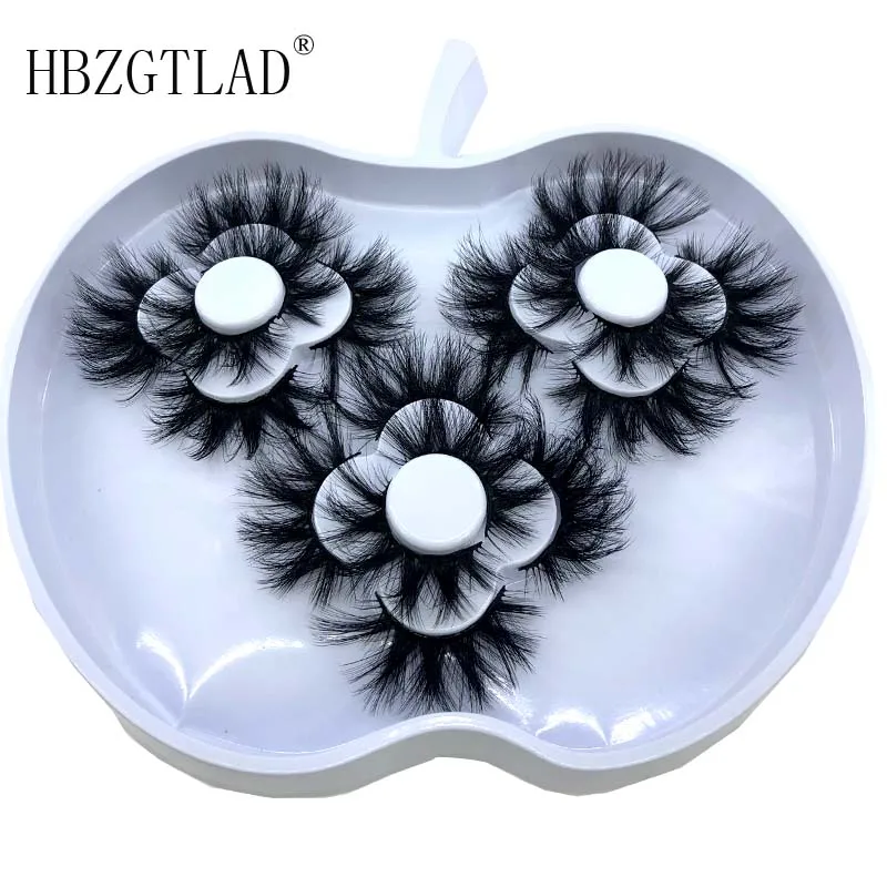 HBZGTLAD 9 Paar 8-25mm 3D Nerz-Wimpern Flauschig und Geschwungen Weich und Locker Maßgefertigte Box mit Natürlich Aussehenden Nerz-Wimpern – Detail 4