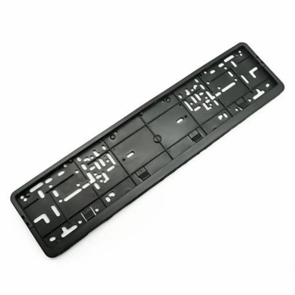 

New European Standard License Plate Holder 3 Styles Black Protecting License Plates Plastic PP Car Modification Supplies