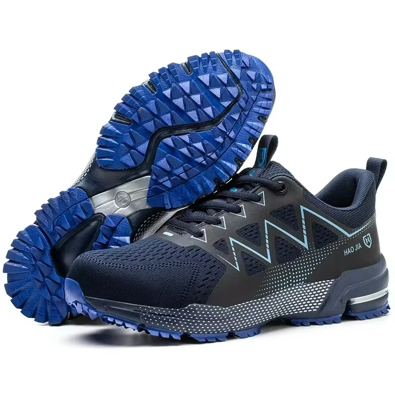 Men's Safety Shoes Anti-Smashing Steel Toe Shoes Indestructible Wear-resistant Men Boots Puncture Proof Work Safety Boots 안전화 image 5