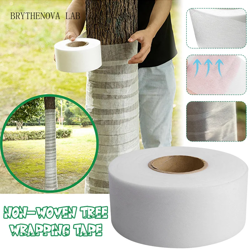 30/60/100M Tree Protector Wraps Winter-Proof Tree Trunk Shrub Plants Garden Antifreeze Bandage Nonwoven Fabric Warm Keeping
