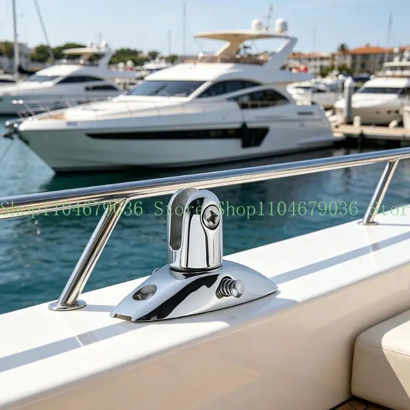 652F Yacht Canopy Stainless Steel Deck Hinge For Boat Yachts Environment