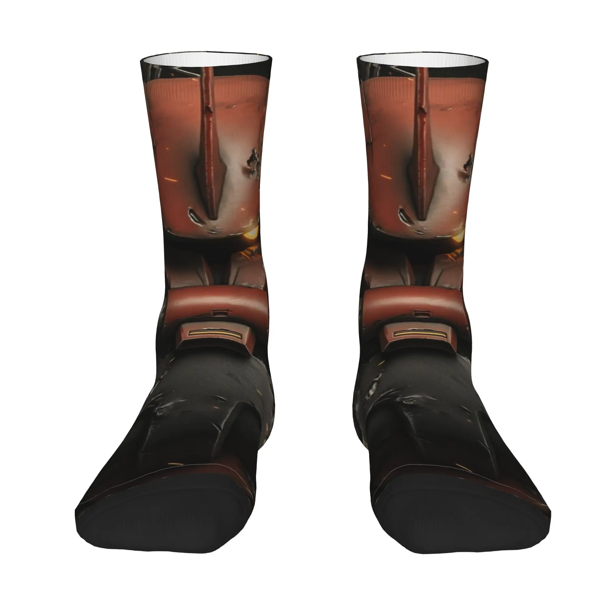 Funny Sock BANDAI Gundam 37 Rock Seamless Pattern Printed Men Socks Casual Men's Socks