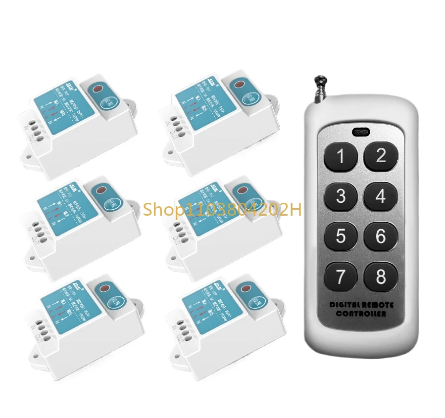 Remote Control Switch 220V Wireless Remote Control Ceiling Lamp Household Power Supply Controller Smart Lamps Remote