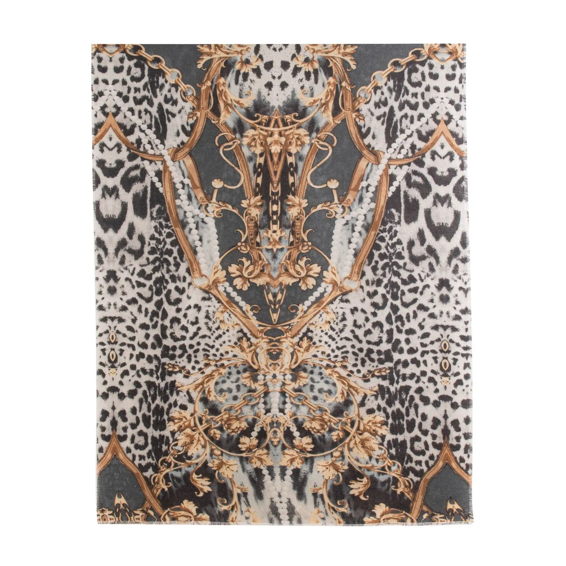 وشاح شتوي جديد بطبعة الفهد للنساء، عصري ومتعدد الاستخدامات، دافئ وفاخر، أنيق ومقاوم للبرد #2