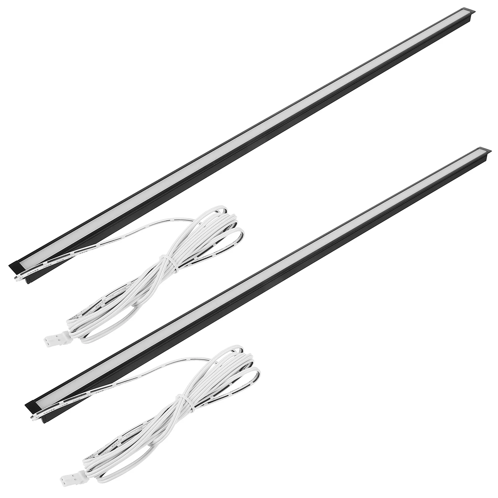 

2Pcs Rechargeable Under Cabinet Lights Hidden Mount Ultra Slim Design for Kitchen Wardrobe Closet Bedroom Drawer Lighting