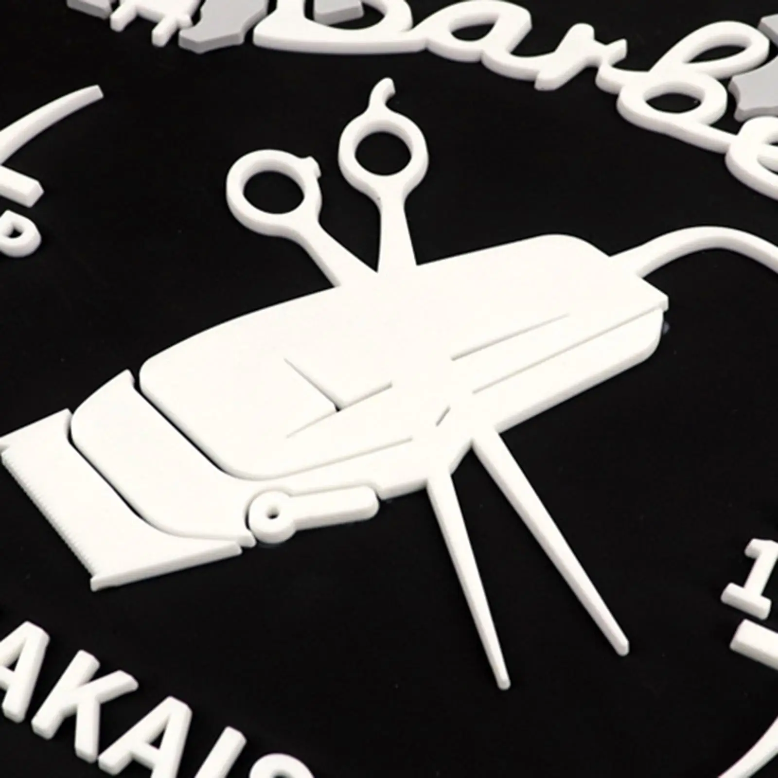 Alfombrillas antideslizantes para peluquero, bandeja resistente al desgaste para herramientas de peluquería, cortapelos