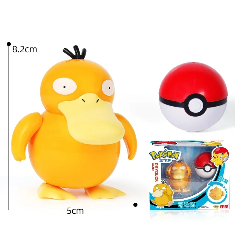 Original Pokémon-Ball-Verwandlungsspielzeug Psyduck Figur Pikachu Mewtwo Gyarados Taschenmonster Pokeball Actionfigur Dragonite – Detail 15