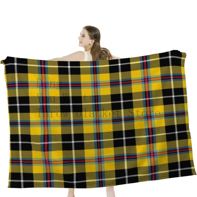 Cornish Tartan Throw Blankets Airplane Travel Decoration Soft Warm Bedspread