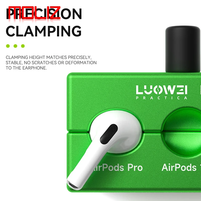 سماعة Luowei-تركيبات إصلاح دقيقة ، Apple AirPod 1 ، 2 ، 3 Pro ، مشبك محاذاة مفتوح ، حامل بطارية سماعة رأس التفكيك