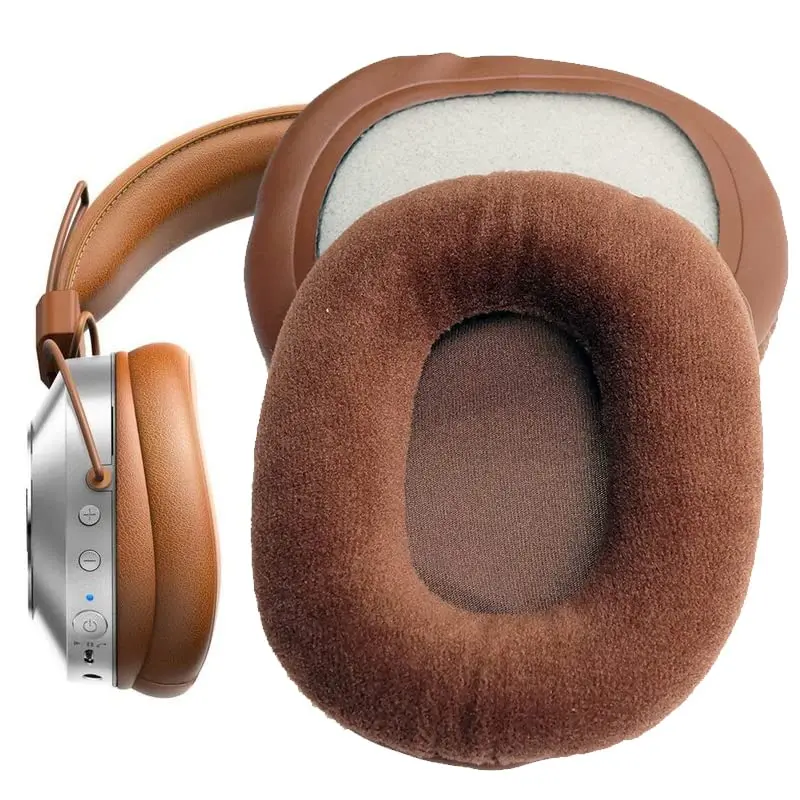 V-MOTA Earpads Compatible with Pioneer SE-MS5T SE-MS7BT SE-MS9BN S9 Over-Ear Stereo Headset (1 Pair) (Flannel Brown)