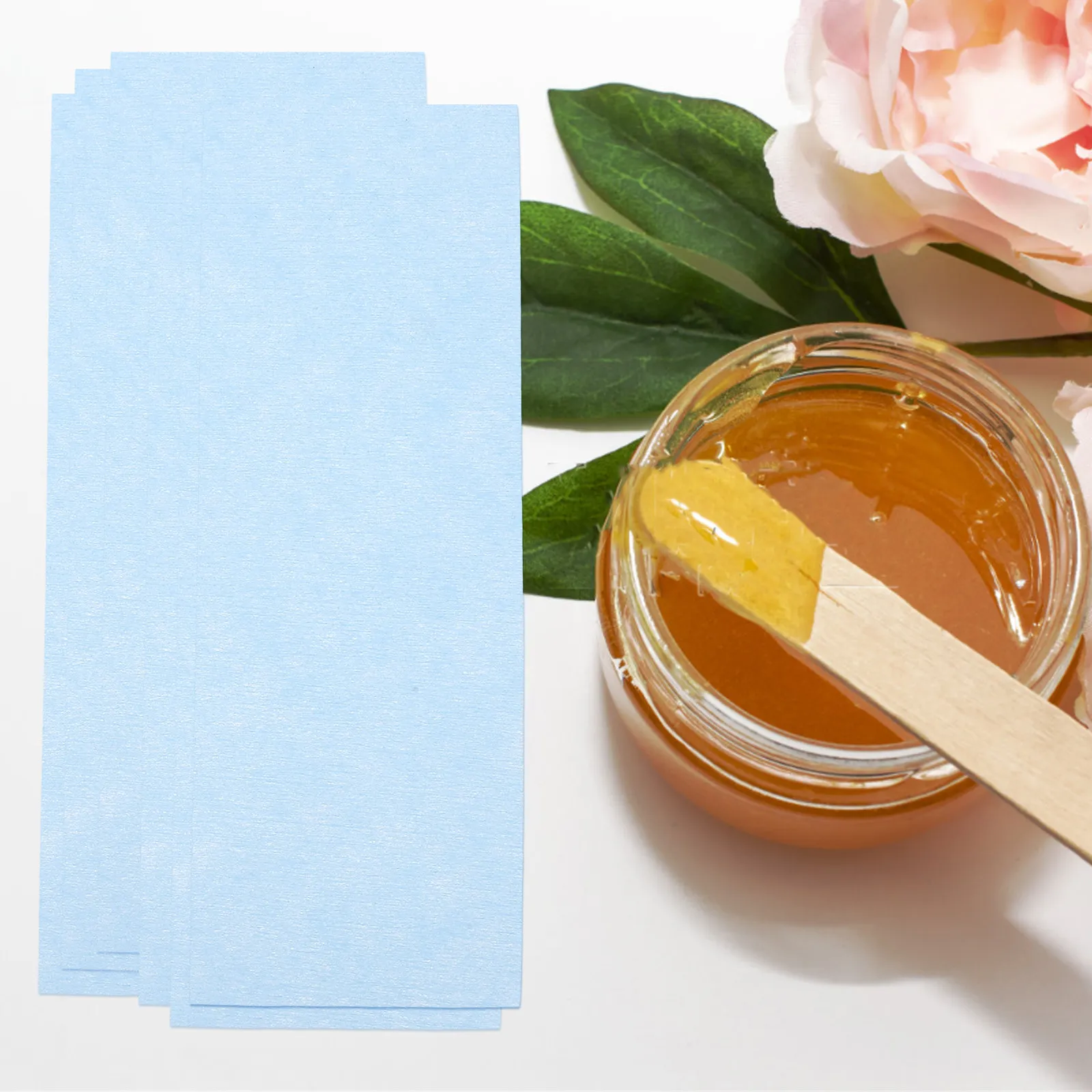 Body Wax Strips Hair Removal Legs Paper Waxing Halloween Christmas Non Woven Wax Strip Body Wax Papers Leg Waxing Strips 100Pcs