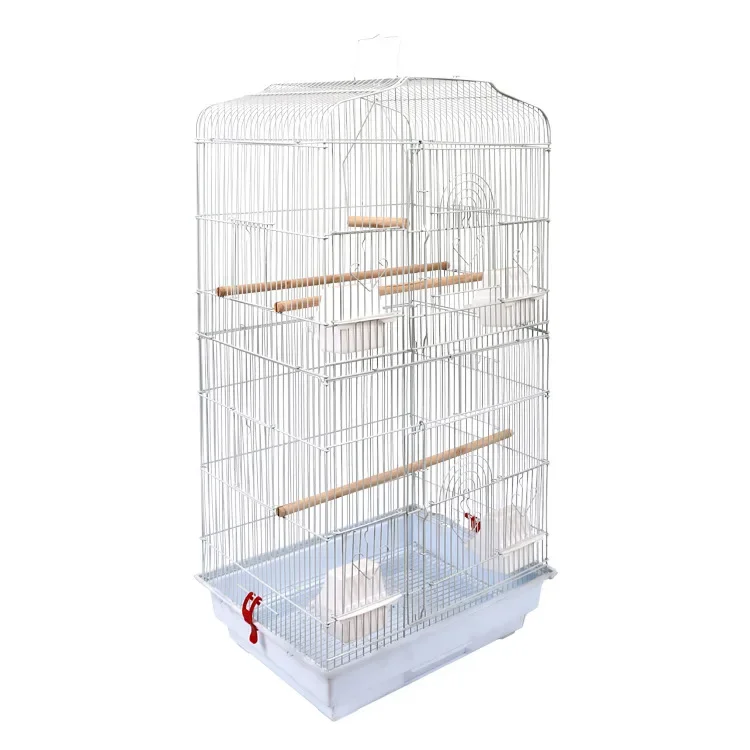 Wholesale Hot Sale Portable Pet Cages Accessories Iron Wire Mesh Big Cage Pigeon Parrot Canary Bird Breeding Cage