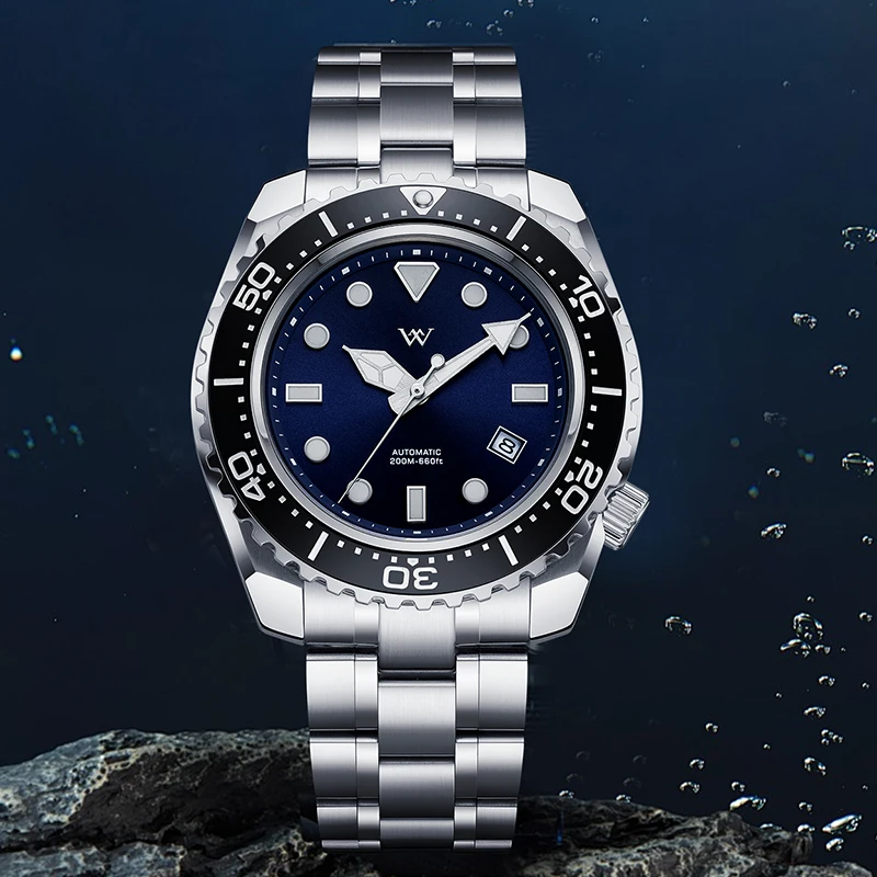 WM Watch Automatic Mechanical Watches Water Resistant Classic Casual Business Man Watch Welly Merck Watch WM175M