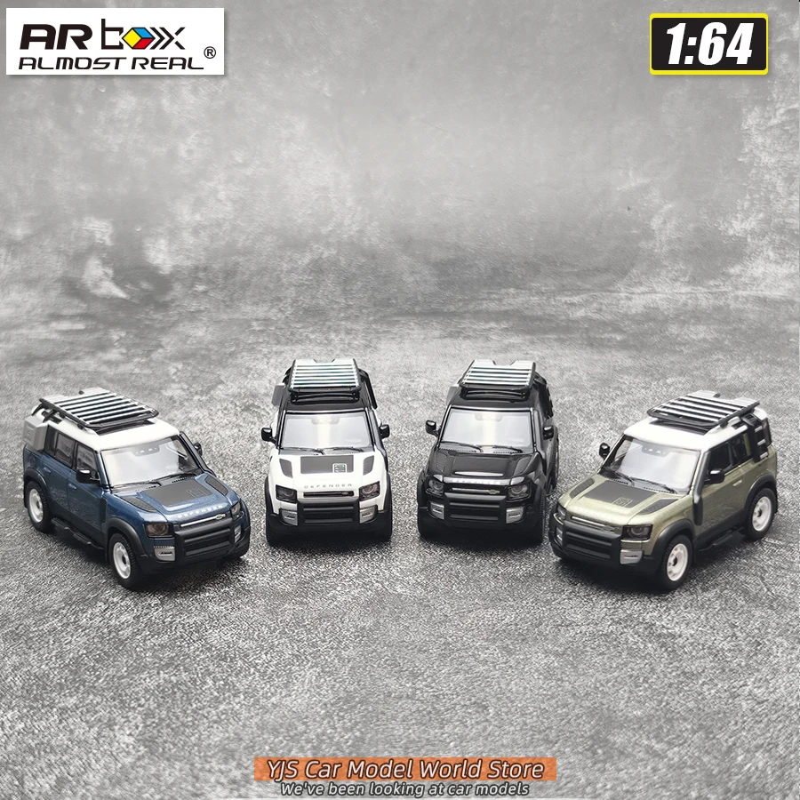 AR BOX Diecast Model 1/64 Land Rover Defender 110 Defender 90 SUV Car Model Stcollection