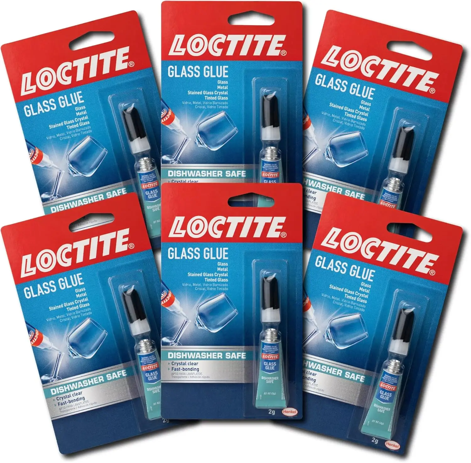 

Прозрачный суперклей для стекла, пластика, дерева, металла - 6 штук в упаковке, быстросохнущий клей для поделок и ремонта