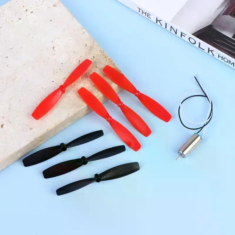 

4 X DIY DC3.7V 50000RPM 716 Hollow Cup Coreless High Speed CW CCW Motor With 4 X 50MM A B Propeller For DIY Micro FPV Quadcopter