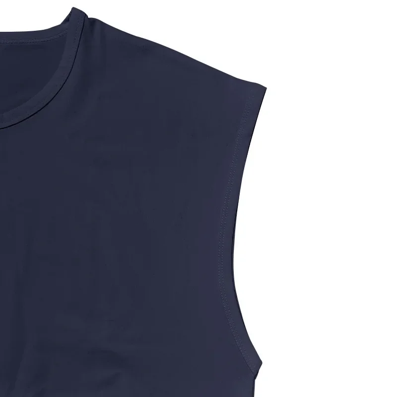 Cross-Border Herrenbekleidung Sommer Neues Ärmelloses T-Shirt Jugendliche Lässige Lockere Dünne Weste für Männer – Detail 2