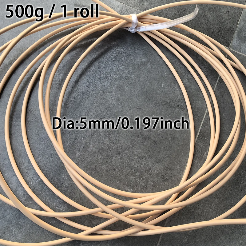 Dia5/6mm Whole Roll 500g Plastic Rattan Core DIY Handmade Furniture Products Woven Rattan Crafts Materials Fixed Vine Roll Tools