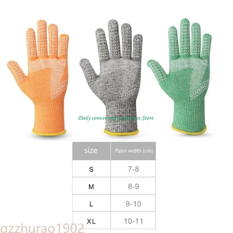 절단 방지 장갑 5등급 보호 기능 유연한 기계 세탁 가능 편안함과 민첩성 보호 장갑