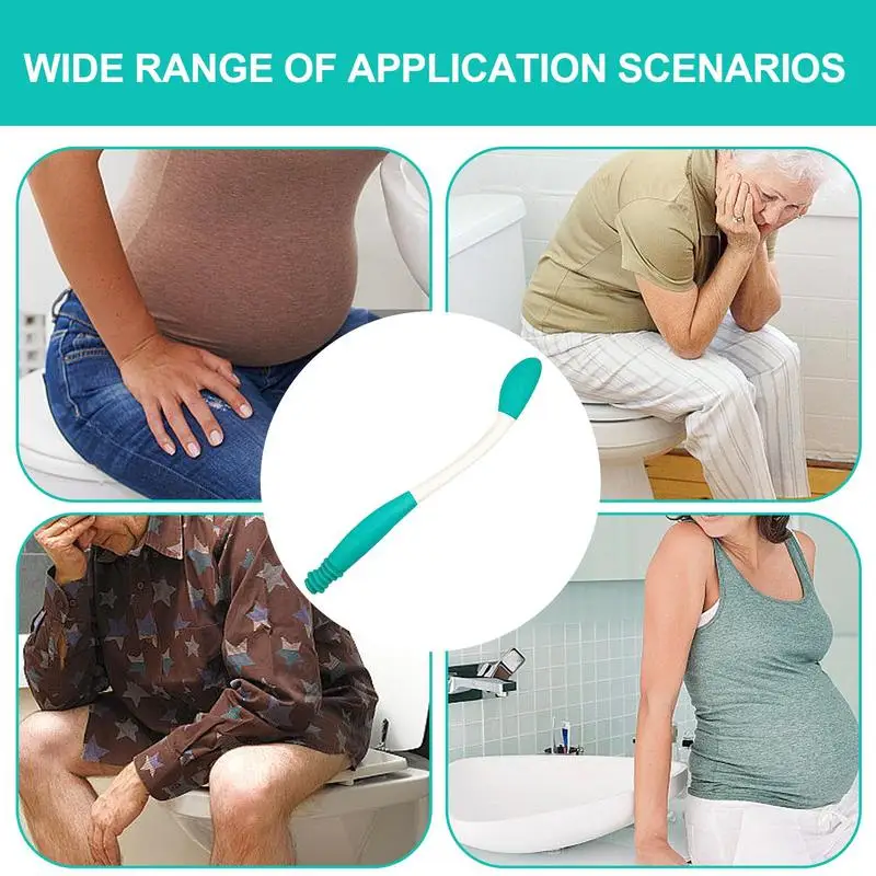 Butt Wiper For Disabled Toilet Aid Tool Wiping Wand Bottom Bum Wipe Toilet Cleansing Aid Elderly Pregnant Woman Wiping Aid