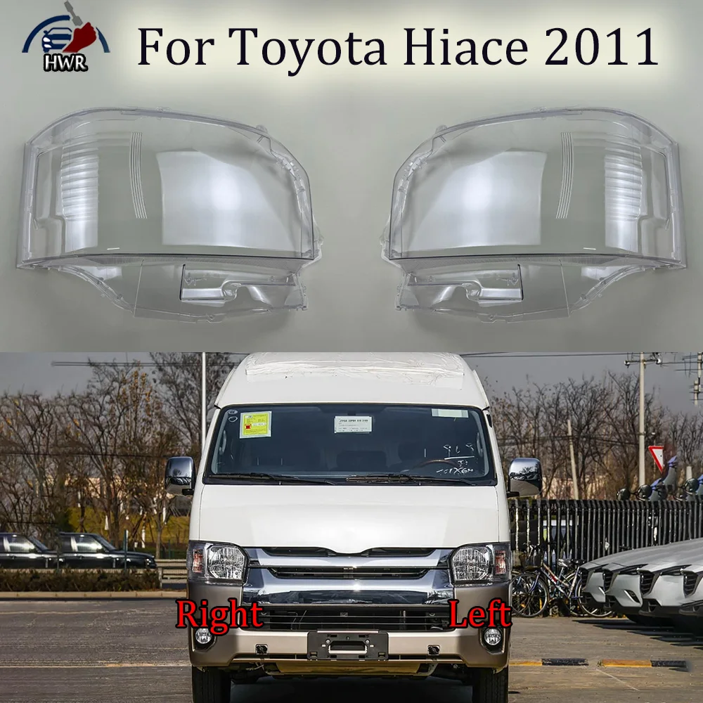 

Front Headlight Cover Transparent Lamp Shade Headlamp Shell Lens Plexiglass Replace Original Lampshade 2011 For Toyota Hiace