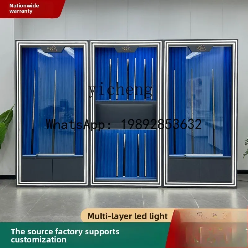 LYY  billiard club display cabinet induction password lock large head small head rod box luggage storage club customization