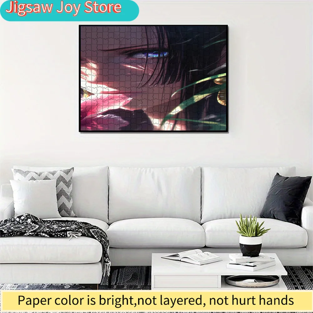 

One Piece Boa Hancock Floral Close Up Art Paper Jigsaw Puzzle, Pirate Empress Character Decor, Collectible Gift for Fans