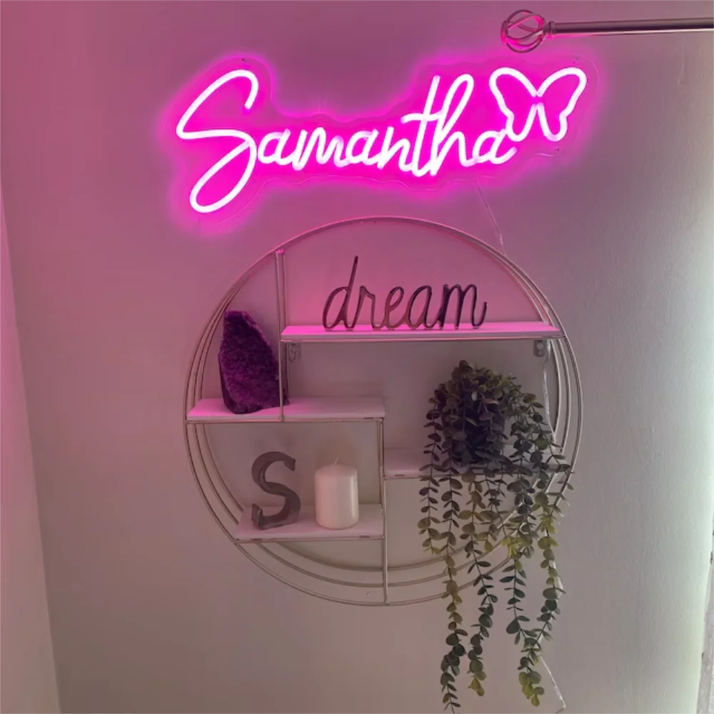Customize Neon Signs Private Custom Wedding Neon Decoration Business Logo Design Name Neon Signs For Birthday Party Home Decor