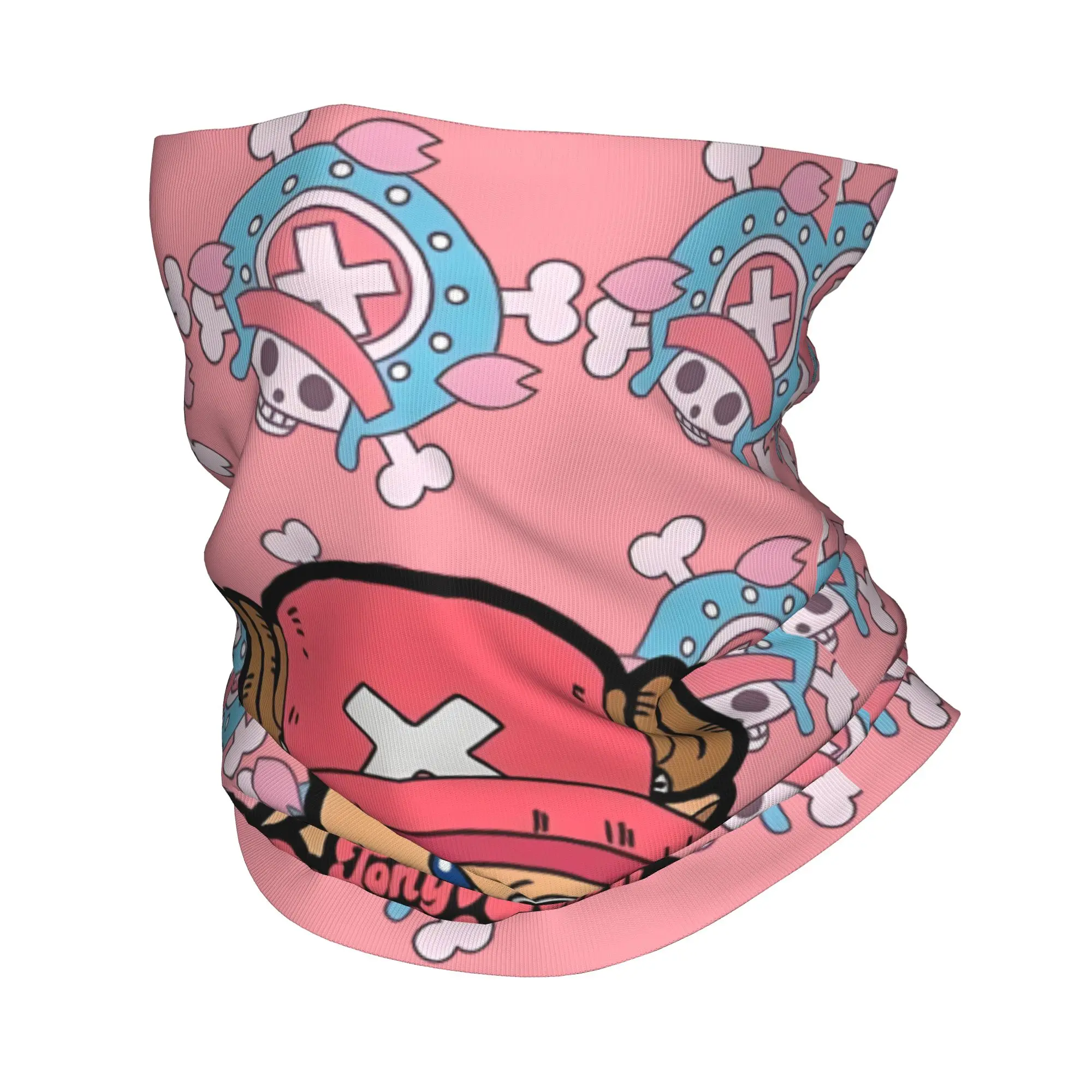 Custom Chopper Janpan Anime Winter Headband Neck Warmer Women Men Ski Hunting Tube Scarf Movies Face Bandana Gaiter