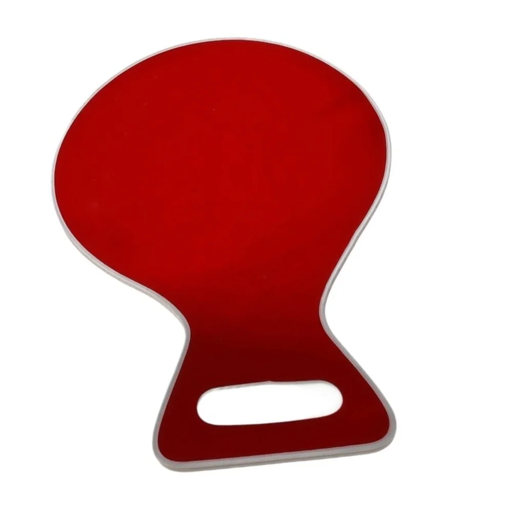 Foldable Snow Sled with Handle for Winter Outdoor Use - Lightweight 78 x 48 cm Red Fabric Sled Portable and Compact