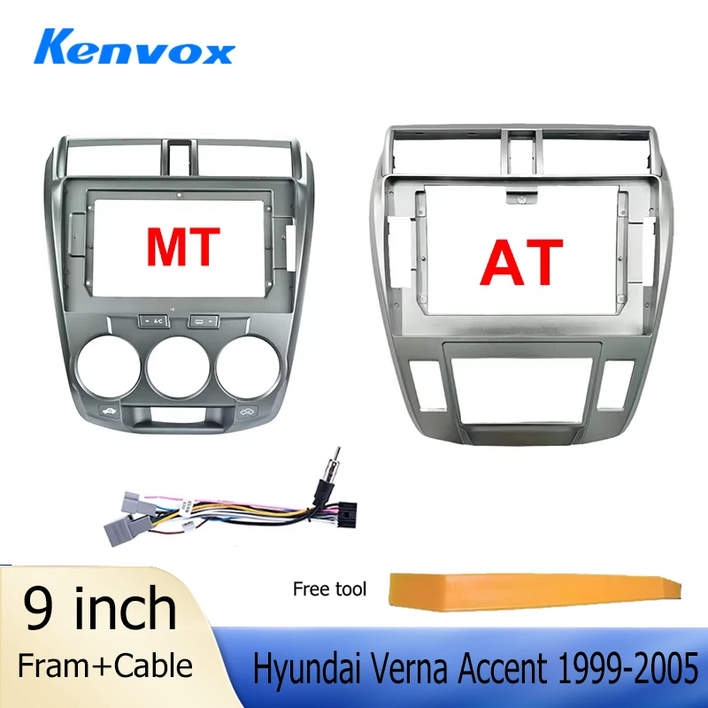 10.1 Inch For Honda City 2008 2013 Car Radio Stereo Android MP5 GPS Player Panel Casing Frame Fascia Dash wire harness