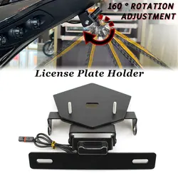 2023 S1000RR License Plate Holder Motorcycle Tail Tidy For BMW S1000R M1000RR 2019-2023 adjustable Short number plate holder